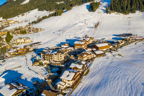 skigebied in Zwitserland